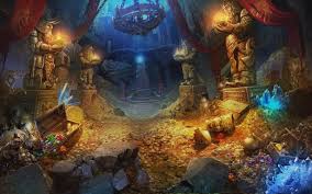 What Would You Do If You Found A Room Full Of Treasure From League Of Light Dark Omens Leagueoflight Darkomens Light In The Dark Painting Dark