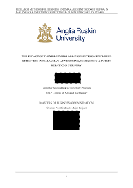 1,575 likes · 3 talking about this · 13 were here. Pdf The Impact Of Flexible Work Arrangements On Employee Retention In Malaysia S Advertising Marketing Public Relations Industry