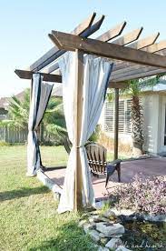 Drop Cloth 50 Drop Cloth Diy Projects For Home My Creative Days Outdoor Curtains Pergola Drop Cloth Curtains Outdoor