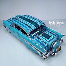 Designed And Painted By Artist Wakimekanomatsu Modelcarculture Scaleriders Lowrider Chevy Modelcar Belair Lo Plastic Model Cars Car Model New Model Car