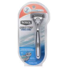 Contains 3 razor blade refills. Schick Quattro Titanium Razor Shop Shaving Hair Removal At H E B
