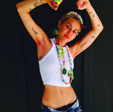 'armpit hair grows naturally, so one would think people would ask, why do you shave? not the opposite. Is 2015 The Year Of Armpit Hair See The Celebs Who Let It Grow Beauty Fashion Magazine Women Body Hair Dyed Armpit Hair Miley Cyrus Show