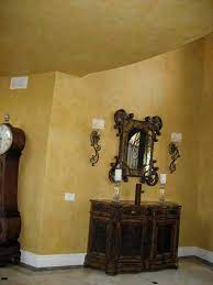 To achieve the faux bronze finish, this artist loosely followed the suggestions of a process found in a living canvas: Faux Finishing Wall Murals Faux Murals