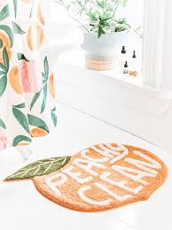 Peachy In 2020 Cute Bath Mats Bath Mat Bathroom Rugs
