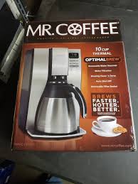 Maybe you would like to learn more about one of these? Mr Coffee 10 Cup Programmable Thermal Coffee Maker Bvmc Pstx91 Ach Retail Liquidation At The Underground Keurig Nerf Mr Coffee Intex Air Beds Kitchenaid Mixer Radio Flyer Bunn Instapot Cuisinart And