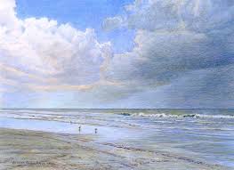 Colored Pencil On Rock Paper Terraskin Terraskin From Mitzart Com Color Pencil Drawing Color Pencil Art Landscape Paintings