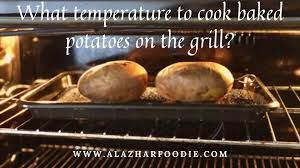 I _____ my driving test last week, so now i'll have to take it again. What Temperature To Cook Baked Potatoes On The Grill Al Azhar Foodie