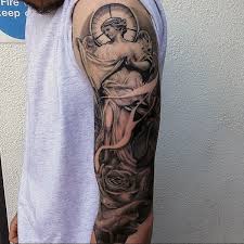 The aesthetic appeal and religious symbolisms it is related to, has made it dearer to the people. Mens Christian Shoulder Tattoos Novocom Top
