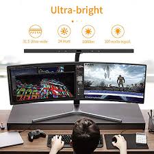 The monitor light bar is a pretty simple concept. Led Desk Lamp Eppiebasic 24 Watts Office Desk Lamps With Architect Clamp Workbench Light Bar 31 5 Inch Ultra Wide With Flexible Gooseneck Sewing Table Lamp 4 Color Modes And 5 Brightness Levels Storepaperoomates