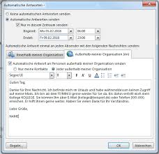 Den abschluss bildet die grußformel. Abwesenheitsnotiz In Outlook Einrichten So Einfach Geht S Ionos