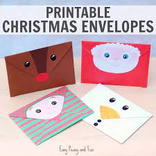 Create a free personalized letter from santa claus with a cute santa envelope addressed to the north pole. Printable Christmas Envelopes Easy Peasy And Fun