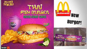 Moreh mkn mcd samurai burger, ayam goreng cili manis & yuzu cream cheese pie #foodreview. Thai Fish Burger With Green Curry Sauce Now In Mcdonald S Malaysia Miri City Sharing