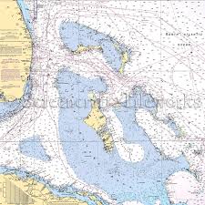 Islands Bahamas Nautical Chart Decor