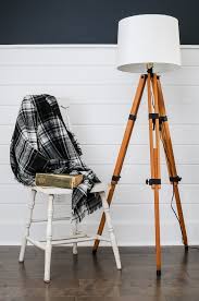 Simply extend the legs to their tallest setting and aim the camera down as far as it'll go. How To Make A Floor Lamp Out Of A Tripod Joyful Derivatives