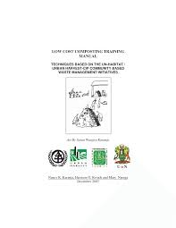 (9.5 bushels, 88 gal.) of compostables and the large door makes it easy to load and unload. Pdf Low Cost Composting Training Manual