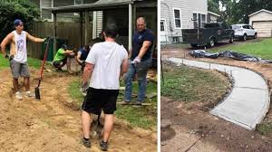 Секоја чест: Добри момци ѝ изградија нов пат на една старицата пред куќата