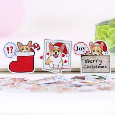 #christmas #xmas #christmas blog #i love christmas #merry christmas #santa claus #christmas tree #christmas ideas #santa #christmas lights #decorating #dog photography #christmas dog #doggo #cute doggo #angel dog #star #star dog #pupper #doggos #i want a puppy for christmas. 40 Pcs Christmas Cartoon Cute Keji Dog Diary Mobile Phone Stickers Stationery Stickers Children Gift Stickers Aliexpress