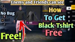 33,000+ vectors, stock photos & psd files. How To Get Black T Shirt In Free Fire How To Get Full Arm T Shirt In Free Fire Black Tshirt Bug Youtube