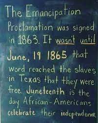On june 19, 1865, about two months after the confederate general robert e. Juneteenth The Day The Emancipation Proclamation Really Took Effect Estrella Mountain News