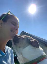 For Amanda Armetta and her family, their Happy Tail really did start with  love at first sight. Amanda met Ivy first in January, and looking at her  pictures, you can understand why