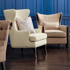 Home Decorators Collection Moore Ivory Bonded Leather Wing Back Accent Chair 1338800440 The Home Depot In 2020 Accent Chairs Chair Home Decorators Collection