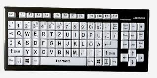 Denn wie eingangs beschrieben, helfen ihnen die übungen, bei denen sie blind auf dem keyboard spielen. Bigkey Keyboard Tastatur Mit Extra Grossen Tasten Vb2 German Pc Mause Versandhandel