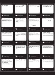 Let take a minute to look at the drinking penalty that makes cards against humanity into a great drinking game. Cards Against Humanity Fan Expansion Cards Against Humanity Examples Cards Against Humanity Printable Cards Against Humanity
