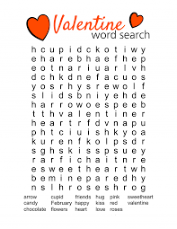 Free printable word search puzzles. Valentine Word Search And Puzzles Coloring Rocks