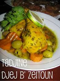 Tadjine Djedj B Zeitoun Algerian Chicken With Olives Algerian Cuisine Real Food Recipes Algerian Recipes