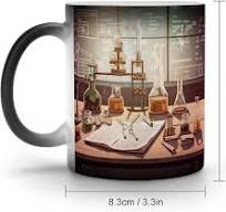 Amazon.com | POTSCBVW Chemistry Lab Magic Color Changing Mug ...