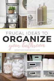 8| bathroom cabinet organization ideas grab a few of these cute glass containers to create an easy storage solution for your nail polish or other bathroom essentials. 28 Clever Bathroom Organization Ideas Fun Cheap Or Free