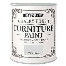 Could this paint be used with a paint sprayer? Rust Oleum Universal Furniture Paint Chalky Winter Grey 750ml Furniture Paints Screwfix Com