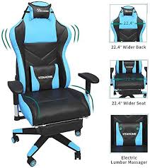 Yitahome Gaming Chair Ergonomic Racing Style High Back Pc Computer Game Chair Big And Tall Reclining Adjustable Swivel Ma In 2020 Gaming Chair Desk Chair Leather Desk