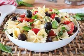 Letting the pasta and veggies sit in the dressing for a while makes a huge difference in flavor. Bowtie Pasta Salad Recipe With Italian Dressing The Anthony Kitchen