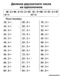 примеры по математике 3 класс на деление и умножение распечатать Primery Na Umnozhenie I Delenie 4 Klass V Stolbik Kartochki 10 Tys Izobrazhenij Najdeno V Yandeks Kartinkah