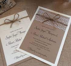1 Vintage Shabby Chic Sophie Wedding Invitation With Lace And Twine Wedding Invitations Rustic Lace Wedding Invitations Diy Lace Wedding Invitations