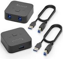 Plugable USB 3.0 Sharing Switch for One-Button Swapping of USB Device or  Hub Between Two Computers (A/B Switch)