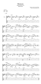 Memory Tab Guitar Tabs Guitar Strumming Fingerstyle Guitar