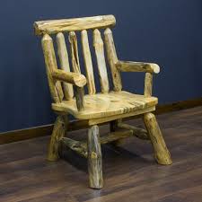 Pine Lake Log Arm Side Dining Chairs Dining Furniture Dining Furniture Makeover Rustic Dining Furniture