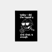 *puts laptop on sleep* brother: Funny Skeleton Did The Laundry Halloween Quote Saying Funny Skeleton Carnets Teepublic Fr