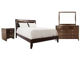 Evan Cherry Queen Bedroom Set Ivan Smith