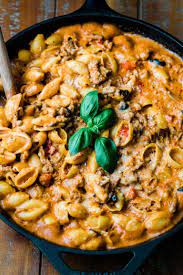 Easy Ground Turkey Pasta Shell Pasta Recipe Kroll S Korner Recipe Ground Turkey Pasta Recipes Ground Turkey Recipes Healthy Turkey Pasta