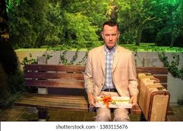 Forrest gump is a 1994 american drama film directed by robert zemeckis and written by eric roth with comedic aspects. Forrest Gump Tom Hanks Wax Figures Stock Photo Edit Now 1383115676