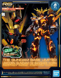 Amazon Com Bandai 1 144 Rg Rx 0 Unicorn Gundam Unit 2 Banshee Norn Destroy Mode Lighting Model Mobile Suit Gundam Uc Gundam Base Limited Toys Games