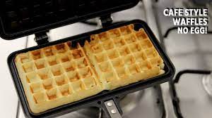 Making waffles without a waffle maker is not only possible, but just as crunchy, light, and delicious as if you had! Waffle Recipe Eggless Cafe Style No Egg Waffles Cookingshooking Youtube
