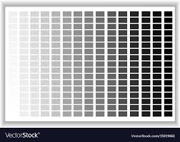 Grey Colors Palette Color Shade Chart Vector Image