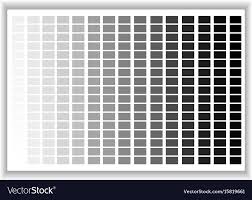 grey colors palette color shade chart vector image