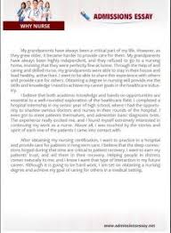 Why Do You Want To Be A Nurse Why Do You Want To Admissions Essay Personal Statement Examples Essay Writing