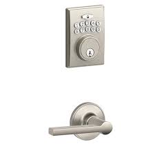 #1 best smart keyless door lock. Dexter By Schlage Solstice Door Lockset And Keypad Door Deadbolt Lockset At Menards