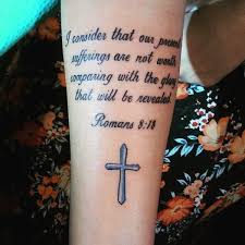 Do not cut your bodies for the dead, and do not mark your skin with tattoos. Bible Verse Tattoo Design Ideas For You